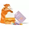 Подарочный набор: ванная бомбочка, карандаши для ванны Mini-U crayons & clouds cloud 3pcs + 6pcs