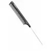 Гребінець Label.m metal end tail comb (antistatisk)