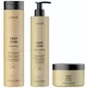Набір Lakme tkn retail pack deep care: шампунь 300 мл + кондиціонер 300 мл + засіб 250 мл