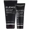 Мужской набор elemis: средство для умывания Elemis deep cleanse 50 мл + увлажняющий крем Elemis pro-collagen marine для мужчин 15 мл