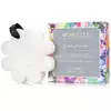 Пенная многоразовая губка для душа Spongelle boxed white flower black orchid white 1 шт