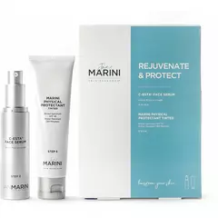 Набор: Jan Marini rejuvenate & protect: serum 30 мл + physical protectant 57 g