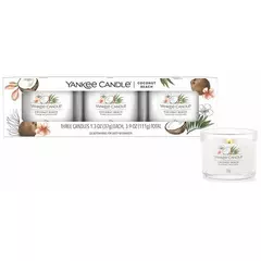 Наповнений вотив Yankee Candle coconut beach 3x37 г Yankee Candle coconut beach 3x37 г