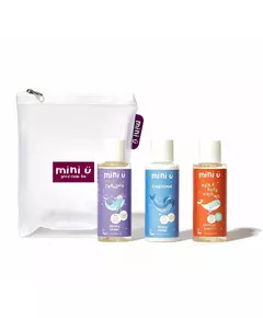 Набор Mini-U travel kit шампунь 100 мл+кондиционер 100 мл+гель для волос и тела 100 мл