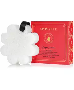Пінна багаторазова губка для душу шт. Spongelle boxed white flower sugar dahlia 1