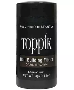 Средство для наращивания волос Toppik hair building fibers trial size темно коричневый 3g