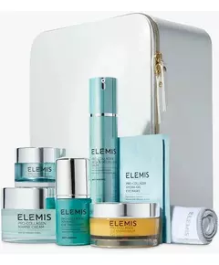 Набор Elemis pro-collagen jewels: бальзам 50 г + 50 мл + уход 15 мл + крем 100 мл + маска 30 мл + 2 шт. + очищающая салфетка + подарочная коробка