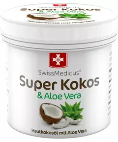 Средство Swiss Medicus super coconut oil with aloe vera 150ml