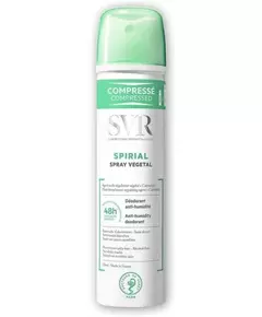 Растительный дезодорант-антиперспирант спрей Svr spirial 48h 75мл