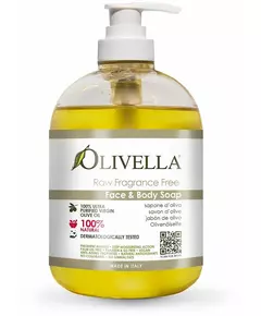 Сырое мыло для лица и тела Olivella 500 мл