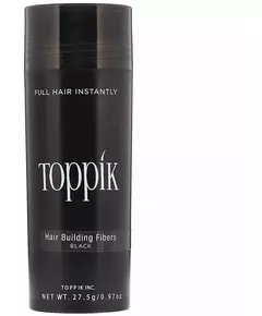 Фибра для укрепления волос Toppik hair building fibers черная 27,5г