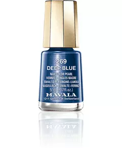 Фарба для нігтів Mavala mini deep blue 5 мл