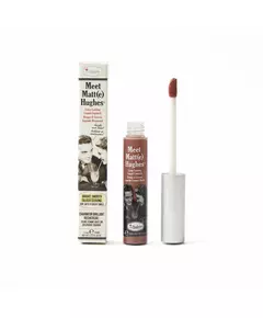 Стойкая жидкая помада Meet Matt(e) Hughes оттенок Committed Pinky Nude TheBalm 7.4 мл  