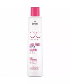 Серебряный шампунь Bonacure Color Freeze Schwarzkopf Professional 250 мл  