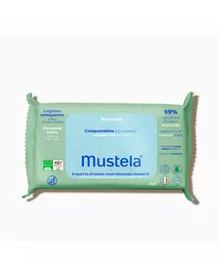 Біорозкладні очищувальні серветки Bio Mustela 60 шт