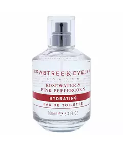 Туалетная вода для женщин Crabtree & Evelyn Rosewater & Pink Peppercorn, 100 мл