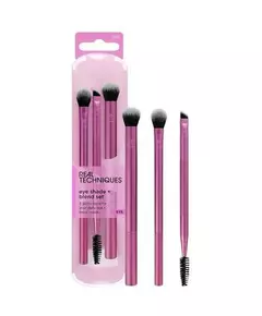Набор кистей для макияжа глаз Real Techniques Eye Shade + Blend 2 Pz, 2 штуки