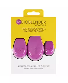 Набор спонжей для макияжа Ecotools Bioblender Purple, 3 штуки