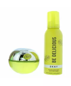 Набір парфумованої води для жінок і очищувального мусу для душу DKNY Be Delicious, 100 мл