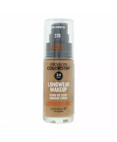 Матуючий рідкий тональний крем Revlon ColorStay 24h 370 Natural Tan, SPF15, 30 мл
