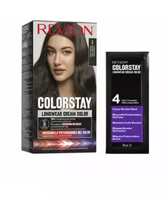 Стійка фарба для волосся Revlon Mass Market ColorStay #3-dark brown, 165 мл