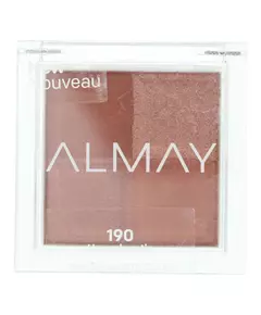 Палетка теней для век Almay Shadow Quad 190 Unapologetic, 3,5 г