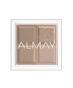 Палетка тіней для повік Almay Shadow Quad 130 Oyster, 3,5 г