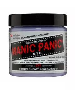 Полуперманентная краска для волос Manic Panic Classic High Voltage Virgin Snow, 118 мл