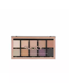 Палетка теней для век Profusion Smoky 10 оттенков, 25 г