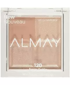 Палетка тіней для повік Almay Shadow Quad 120 Never Settle, 3,5 г