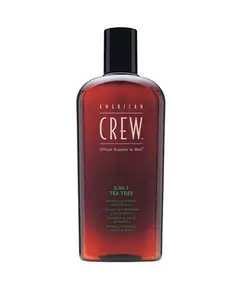 Шампунь, кондиционер и гель для душа 3-в-1 American Crew Tea Tree, 450 мл