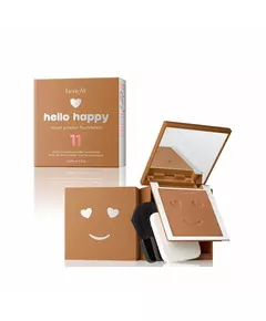 Компактная тональная основа Benefit Hello Happy Velvet Matte Finish 11 Dark Neutral, 7 г