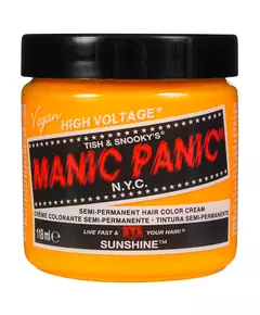 Полуперманентная краска для волос Manic Panic Classic High Voltage Sunshine Yellow, 118 мл