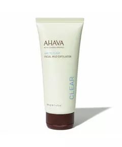 Грязевая маска для лица Ahava Time To Clear Отшелушивающая, еженедельная, 100 мл