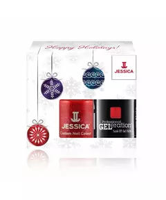 Набор лаков для ногтей Jessica Hearts on Fire GELeration Semi-Permanent, Custom Colors, 15 мл