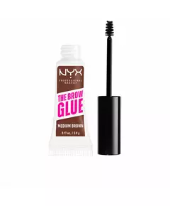 Гель для брів Nyx Professional Make Up The Brow Glue Alcohol-Free Extreme Hold, 03 Medium Brown, 5 г