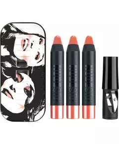 Набор бальзамов для губ и щёк Nudestix Gel Color Cruelty Free High Shine Lip & Cheek Balm 2-In-1 Ally, J Mama, Tay Tay, 2,8 г