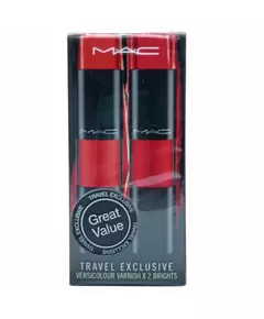 Набір блисків для губ MAC Versicolour Varnish Bright, 2 × 8,5 мл