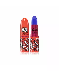 Кремова губна помада MAC Viva Glam X Keith Haring Canal Blue, 3 г