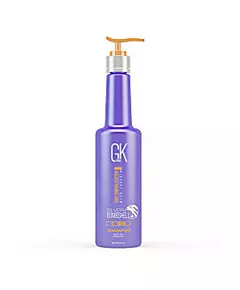 Шампунь для нейтралізації жовтих відтінків волосся Global Keratin Silver Bombshell, 280 мл