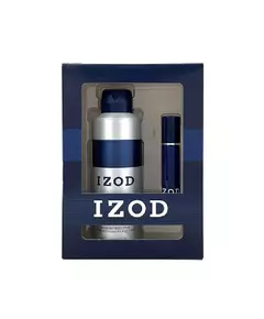 Набор мужской туалетной воды и ароматического спрея Izod Blue, 15 мл