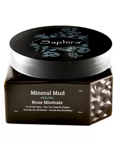 Крем-маска для догляду за волоссям Saphira Mineral Mud Для блиску, 250 мл