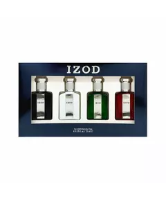 Набор мужских туалетных вод Izod Legacy White, Green, Red и Blue, 15 мл