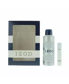 Набор туалетной воды и ароматического спрея для мужчин Izod White, 15 мл