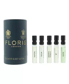 Набір пробників туалетної води для чоловіків Floris Of London Discovery Collection Set No. 89, Santal, Jermyn Street, JF, Elite, 2 мл