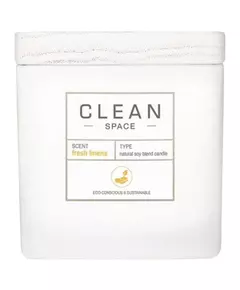Ароматична свічка Clean Space Fresh Linens, 227 г