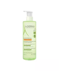 Эмолентный гель для душа и волос A-Derma Exomega Control Для всех типов кожи, 500 мл