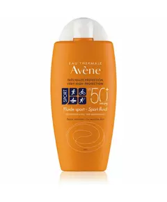 Солнцезащитный флюид для лица и тела Avène Sport Fluid Photo-Protecteur SPF50+, 100 мл