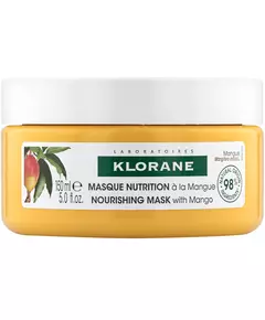 Питательная крем-маска для волос Klorane Mango Butter Nutrition, 150 мл