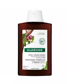 Шампунь для укрепления волос Klorane Quinine & Edelweiss Для истонченных волос, 200 мл